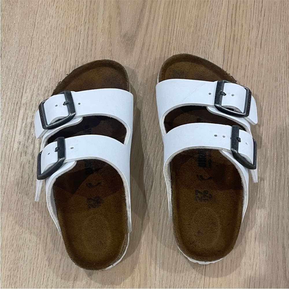 Birkenstock Kids White Slippers - Picture 4 of 4